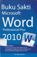 Buku sakti microsoft word profesional plus 2010