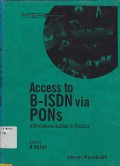 Access To B-ISDN Via PONs