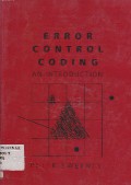 Error Control Coding : An Introduction