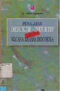 Penalaran Deduktif-Induktif Dalam Wacana Bahasa Indonesia