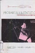 Probability & Statistics : For Engineers & Scientists