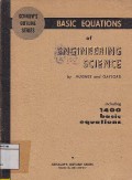 Basic Equations Of Engineering Science