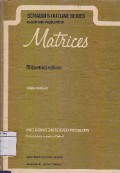 Schaum's Outline Of Theory And Problems Of Matrices SI Metric Edition