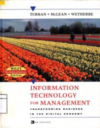 Information Technology for Management : Transforming Business in the Digital economy
