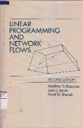 Linear Programming and Network F lows