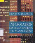 INFORMATION SYSTEMS CONCEPTS FOR MANAGEMENT