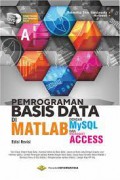 Pemrograman Basis Data di Matlab degan MySQL dan Microsoft Access