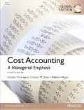 Cost Accounting : a managerial emphasis