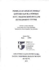 Pembuatan Aplikasi Mobile Qontrib Map Blackberry Di PT. Telkom Research And Development Center