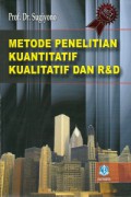 Metode Penelitian Kuantitatif Kualitatif dan R&D (e-book)