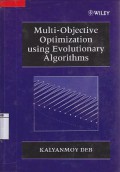 Multi-Objective Optimalization Using Evolutionary Algorithms