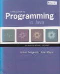 Introduction to Programming in Java  : An Interdisciplinary Approach