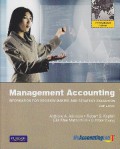 Management accounting : Information for decision making and strategy execution