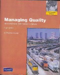 Managing quality : Integrating the supply chain