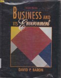 BUSINESS AND ITS ENVIRONMENT
