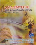 Data statistik : Bidang sumber daya dan perangkat pos dan informatika