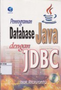 Pemrograman database Java dengan JDBC
