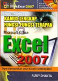 Kamus lengkap fungsi-fungsi terapan Microsoft Office Excel 2007
