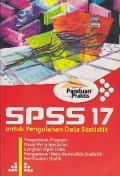 SPSS 17 : Untuk pengolahan data Statistik
