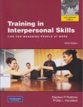 Training in Interpersonal Skills: Tips For Managing People at Work