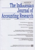 The Indonesian Journal of Accounting Research