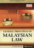 General Principles of Malaysian Law