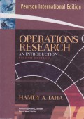 Operations Research : An Intoduction Ed. 8