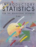 Introductory Statistics fot The Behavioral Sciences