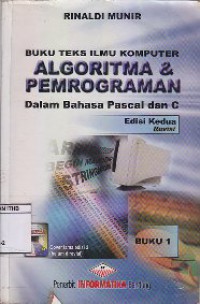 Algoritma Dan Pemrograman Dalam Bahasa Pascal Dan C Edisi 2 Revisi