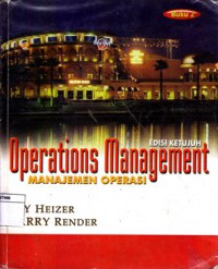 Operations management : Manajemen operasi