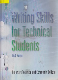 WRITING SKILLS FOR TECHNICAL STUDENTS