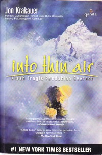 Into Thin Air: Kisah Tragis Pendakian Everest