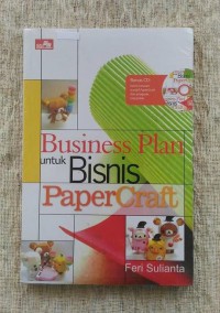 Business plan untuk  bisnis papercraft