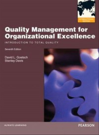 Quality management: introduction to total quality management production, processing and services