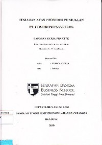 Tinjauan atas prosedur penjualan PT. Comstronics Systems