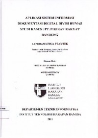 Aplikasi Sistem Informasi Dokumentasi Digital Divisi Humas Studi Kasus : PT. Pikiran Rakyat Bandung
