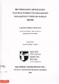 IRP Web Based Application Manufacturing Configuration Management System as Plan Mbom
