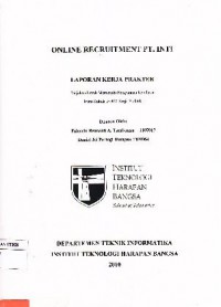 Online Recruitment PT. INTI