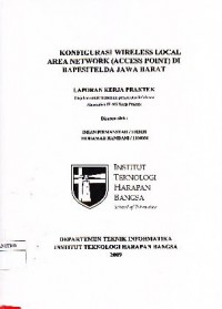 Konfigurasi Wireless Local Area Network (Access Point) di Bapesitelda Jawa Barat