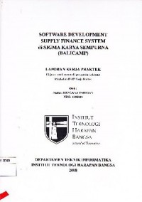 Software Development Supply Finance System di Sigma Karya Sempurna (Balicamp)