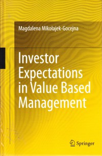 Inverstor Expectations in Value Based Management