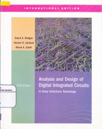 Analysis and Design of Digital Integrated Circuits:In Deep Submicron Technology