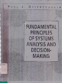 Fundamental Principles of Systems Analysis And Decision-Making