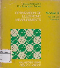 Optimization Of Electronic Measurements