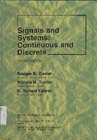 Signals And Systems : Continuous And Discrete