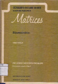 Schaum's Outline Of Theory And Problems Of Matrices SI Metric Edition
