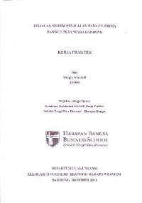 Tinjauan Sistem Penjualan Pada CV. Prima Bangun Nusantara Bandung