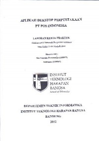 Aplikasi Dekstop Perpustakaan PT. Pos Indonesia