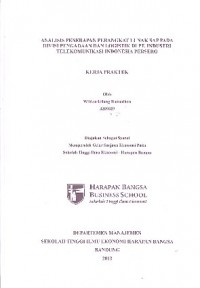 Analisis Penerapan Perangkat Lunak SAP Pada Divisi Pengadaan Dan Logistik Di PT. Industri Telekomunikasi Indonesia Persero