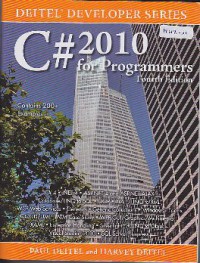 C# 2010 for Programmers